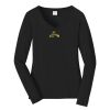 Ladies Long Sleeve Fan Favorite V Neck Tee Thumbnail