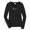 Ladies Long Sleeve Fan Favorite V Neck Tee Thumbnail