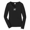Ladies Long Sleeve Fan Favorite V Neck Tee Thumbnail
