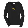 Ladies Long Sleeve Fan Favorite V Neck Tee Thumbnail