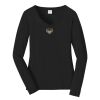 Ladies Long Sleeve Fan Favorite V Neck Tee Thumbnail
