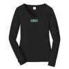 Ladies Long Sleeve Fan Favorite V Neck Tee Thumbnail