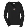Ladies Long Sleeve Fan Favorite V Neck Tee Thumbnail