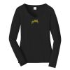 Ladies Long Sleeve Fan Favorite V Neck Tee Thumbnail