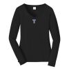 Ladies Long Sleeve Fan Favorite V Neck Tee Thumbnail
