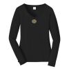 Ladies Long Sleeve Fan Favorite V Neck Tee Thumbnail