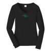 Ladies Long Sleeve Fan Favorite V Neck Tee Thumbnail
