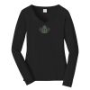 Ladies Long Sleeve Fan Favorite V Neck Tee Thumbnail