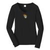 Ladies Long Sleeve Fan Favorite V Neck Tee Thumbnail