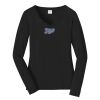 Ladies Long Sleeve Fan Favorite V Neck Tee Thumbnail