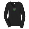 Ladies Long Sleeve Fan Favorite V Neck Tee Thumbnail