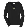 Ladies Long Sleeve Fan Favorite V Neck Tee Thumbnail