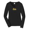Ladies Long Sleeve Fan Favorite V Neck Tee Thumbnail