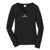 Ladies Long Sleeve Fan Favorite V Neck Tee Thumbnail