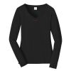 Ladies Long Sleeve Fan Favorite V Neck Tee Thumbnail