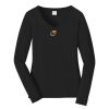 Ladies Long Sleeve Fan Favorite V Neck Tee Thumbnail