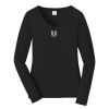 Ladies Long Sleeve Fan Favorite V Neck Tee Thumbnail