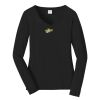 Ladies Long Sleeve Fan Favorite V Neck Tee Thumbnail