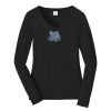 Ladies Long Sleeve Fan Favorite V Neck Tee Thumbnail