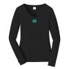 Ladies Long Sleeve Fan Favorite V Neck Tee Thumbnail