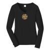 Ladies Long Sleeve Fan Favorite V Neck Tee Thumbnail