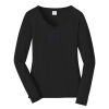 Ladies Long Sleeve Fan Favorite V Neck Tee Thumbnail