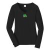 Ladies Long Sleeve Fan Favorite V Neck Tee Thumbnail