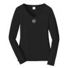 Ladies Long Sleeve Fan Favorite V Neck Tee Thumbnail