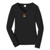 Ladies Long Sleeve Fan Favorite V Neck Tee Thumbnail