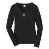 Ladies Long Sleeve Fan Favorite V Neck Tee Thumbnail