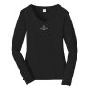 Ladies Long Sleeve Fan Favorite V Neck Tee Thumbnail
