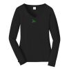 Ladies Long Sleeve Fan Favorite V Neck Tee Thumbnail