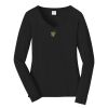 Ladies Long Sleeve Fan Favorite V Neck Tee Thumbnail