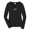 Ladies Long Sleeve Fan Favorite V Neck Tee Thumbnail