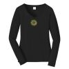 Ladies Long Sleeve Fan Favorite V Neck Tee Thumbnail
