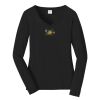 Ladies Long Sleeve Fan Favorite V Neck Tee Thumbnail