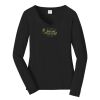 Ladies Long Sleeve Fan Favorite V Neck Tee Thumbnail