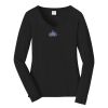 Ladies Long Sleeve Fan Favorite V Neck Tee Thumbnail