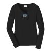 Ladies Long Sleeve Fan Favorite V Neck Tee Thumbnail