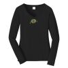 Ladies Long Sleeve Fan Favorite V Neck Tee Thumbnail