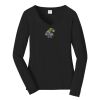 Ladies Long Sleeve Fan Favorite V Neck Tee Thumbnail