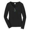 Ladies Long Sleeve Fan Favorite V Neck Tee Thumbnail