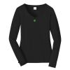 Ladies Long Sleeve Fan Favorite V Neck Tee Thumbnail