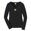 Ladies Long Sleeve Fan Favorite V Neck Tee Thumbnail