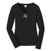 Ladies Long Sleeve Fan Favorite V Neck Tee Thumbnail