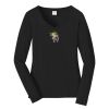 Ladies Long Sleeve Fan Favorite V Neck Tee Thumbnail