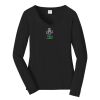 Ladies Long Sleeve Fan Favorite V Neck Tee Thumbnail