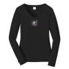 Ladies Long Sleeve Fan Favorite V Neck Tee Thumbnail