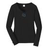 Ladies Long Sleeve Fan Favorite V Neck Tee Thumbnail