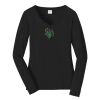 Ladies Long Sleeve Fan Favorite V Neck Tee Thumbnail